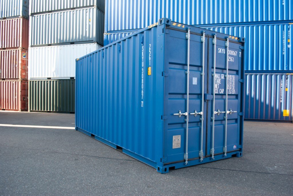 20FT High Cube Zeecontainer nieuw blauw