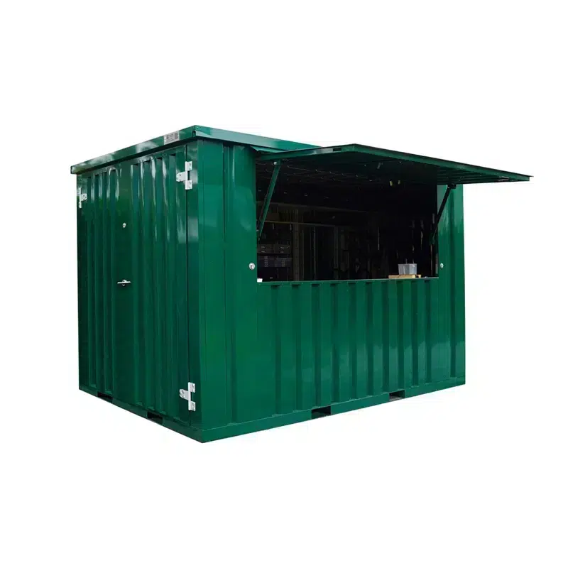 FOCO® Demontabele barcontainer 3×2 meter 10ft RAL6005
