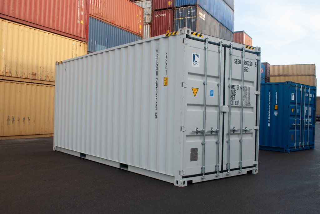20FT High Cube Zeecontainer nieuw Wit