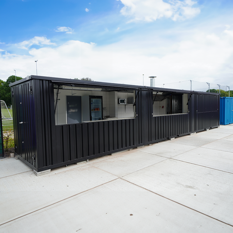 FOCO® Demontabele barcontainer XL 12 x 2 meter 40ft RAL 9005